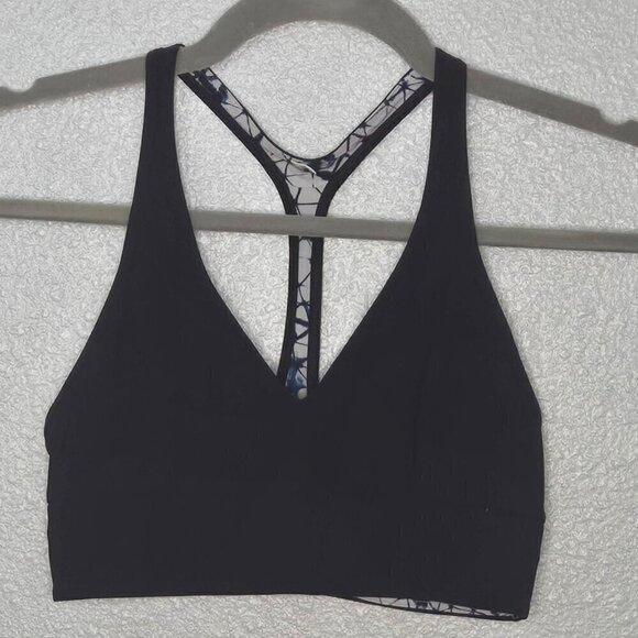 Lululemon Retreat Bra (Reversible) - 2 Naval Blue / Star Crushed Silver Fox Deep - Picture 7 of 9